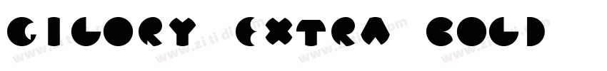 gilory extra bold字体转换
